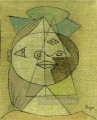 Cabeza Mujer Marie Therese Walter 1937 cubista Pablo Picasso